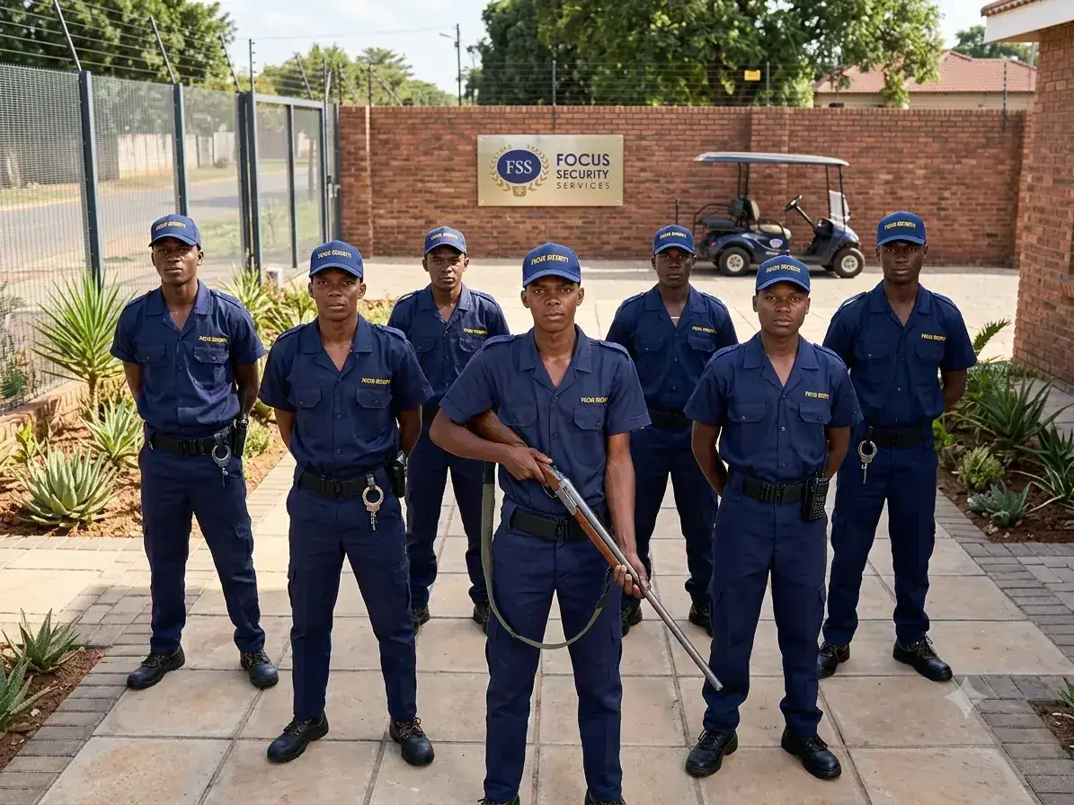 Focus Security officers on parade